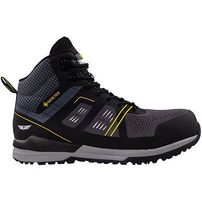 TROJAN Pontus Men’s Grey/Yellow GORE-TEX S7S Safety Hiker Boots