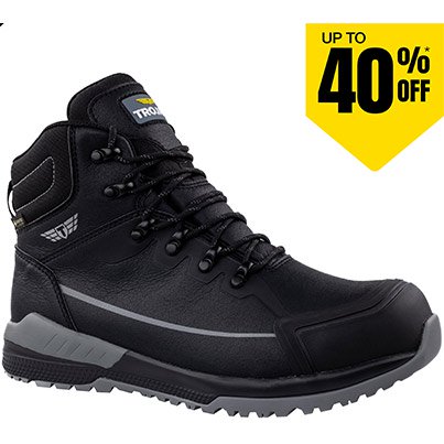 TROJAN Cadmus Men’s Black GORE-TEX EXTRAGUARD S7S Safety Hiker Boots
