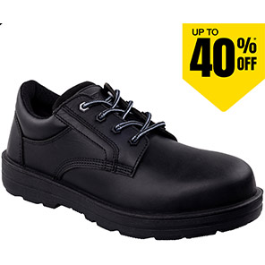 TROJAN Apollo Men’s Black Non-Metallic S3S Safety Shoes