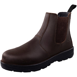 TROJAN Apollo Brown Non-Metallic S3 Safety Dealer Boots