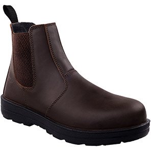 TROJAN Apollo Brown Non-Metallic S3 Safety Dealer Boots 12