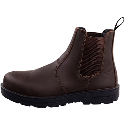 TROJAN Apollo Brown Non-Metallic S3 Safety Dealer Boots
