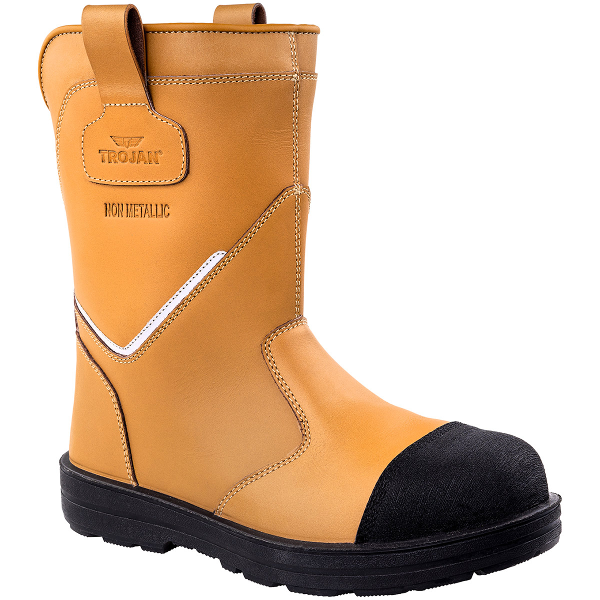 Trojen Rigger Boot TROJAN Apollo Tan Non-Metallic S3S Rigger Boots | TROJAN | Safety ...