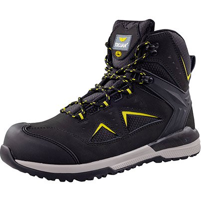 TROJAN Tros Men’s Black ESD S1PS Safety Hiker Boots
