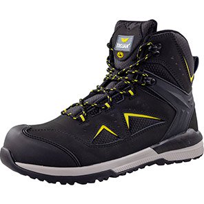 TROJAN Tros Men’s Black ESD S1PS Safety Hiker Boots