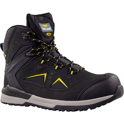 TROJAN Tros Men’s Black ESD S1PS Safety Hiker Boots