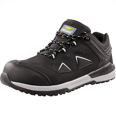 TROJAN Minos Men’s Black/Grey S3S ESD Safety Trainers