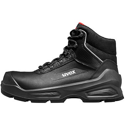 uvex 3 Quatro Unisex Black Wide-Fit S3 Safety Boots