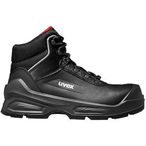uvex 3 Quatro Unisex Black Wide-Fit S3 Safety Boots