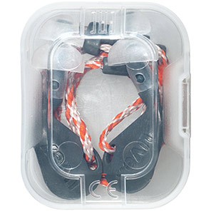 Uvex Xact-Fit S Corded Reusable Earplugs in Storage Box (Pack of 50)