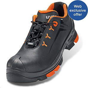 uvex 2 Black S3L ESD Safety Shoes 12 (47)