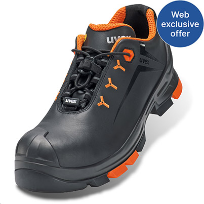 uvex 2 Black W12 S3L Safety Shoes