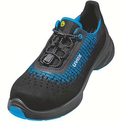 uvex 68298 1 G2 W12 Black/Blue S1 Safety Shoes