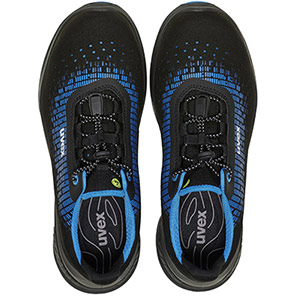 uvex 68298 1 G2 W12 Black/Blue S1 Safety Shoes
