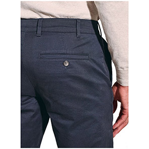 Brook Taverner Leo Men's Navy Regular-Fit Chino Trousers