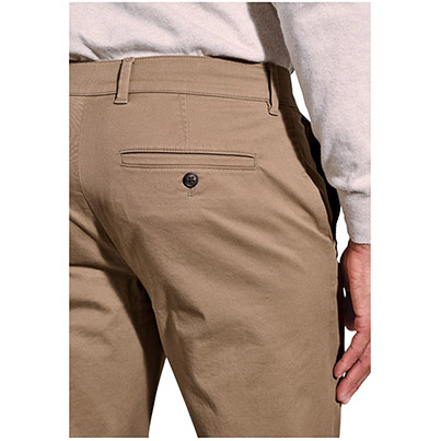 Brook Taverner Leo Men's Tan Regular-Fit Chino Trousers