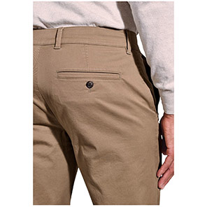 Brook Taverner Leo Men's Tan Regular-Fit Chino Trousers