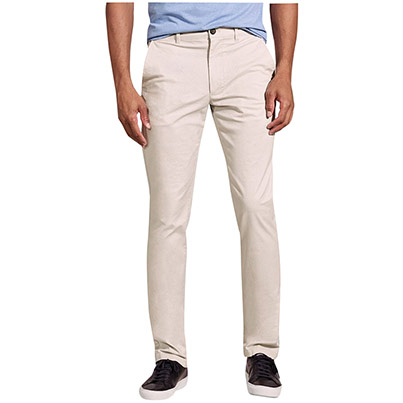 Brook Taverner Leo Men's Stone Regular-Fit Chino Trousers