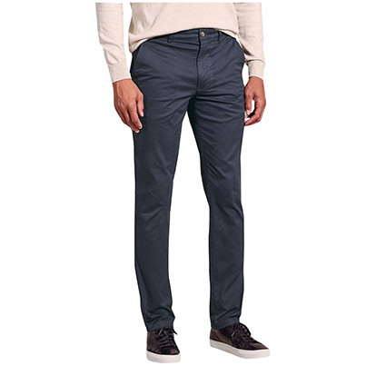 Brook Taverner Leo Men's Navy Slim-Fit Chino Trousers