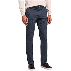 Brook Taverner Leo Men's Navy Slim-Fit Chino Trousers 40T