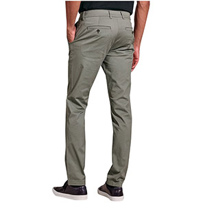 Brook Taverner Leo Men's Olive Slim-Fit Chino Trousers