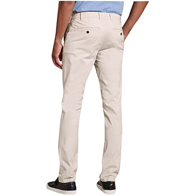 Brook Taverner Leo Men's Stone Slim-Fit Chino Trousers