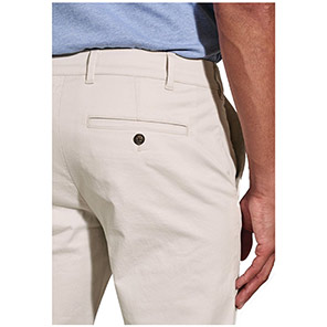 Brook Taverner Leo Men's Stone Slim-Fit Chino Trousers