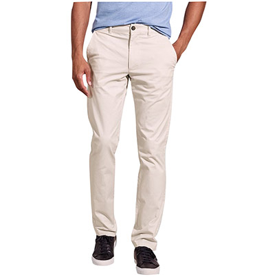 Brook Taverner Leo Men's Stone Slim-Fit Chino Trousers