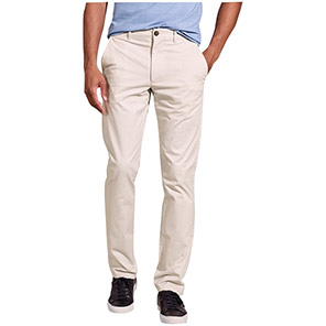 Brook Taverner Leo Men's Stone Slim-Fit Chino Trousers 40S