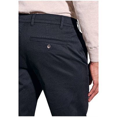 Brook Taverner Leo Men's Midnight Slim-Fit Chino Trousers