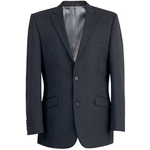 Brook Taverner Concept Zeus 3124C Charcoal Tailored-Fit Suit Jacket 48T