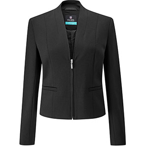 womens zip blazer