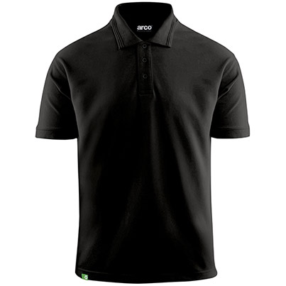 Arco Responsible Men’s Black Polo Shirt