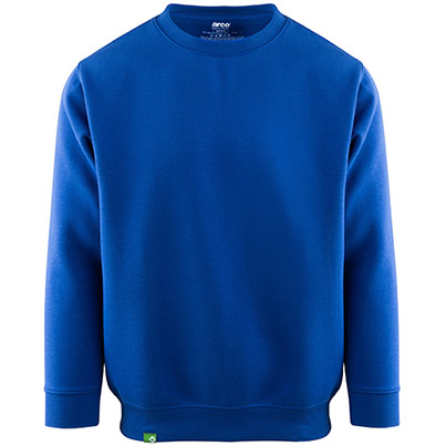 Arco Responsible Unisex Royal Blue Crew-Neck Sweatshirt