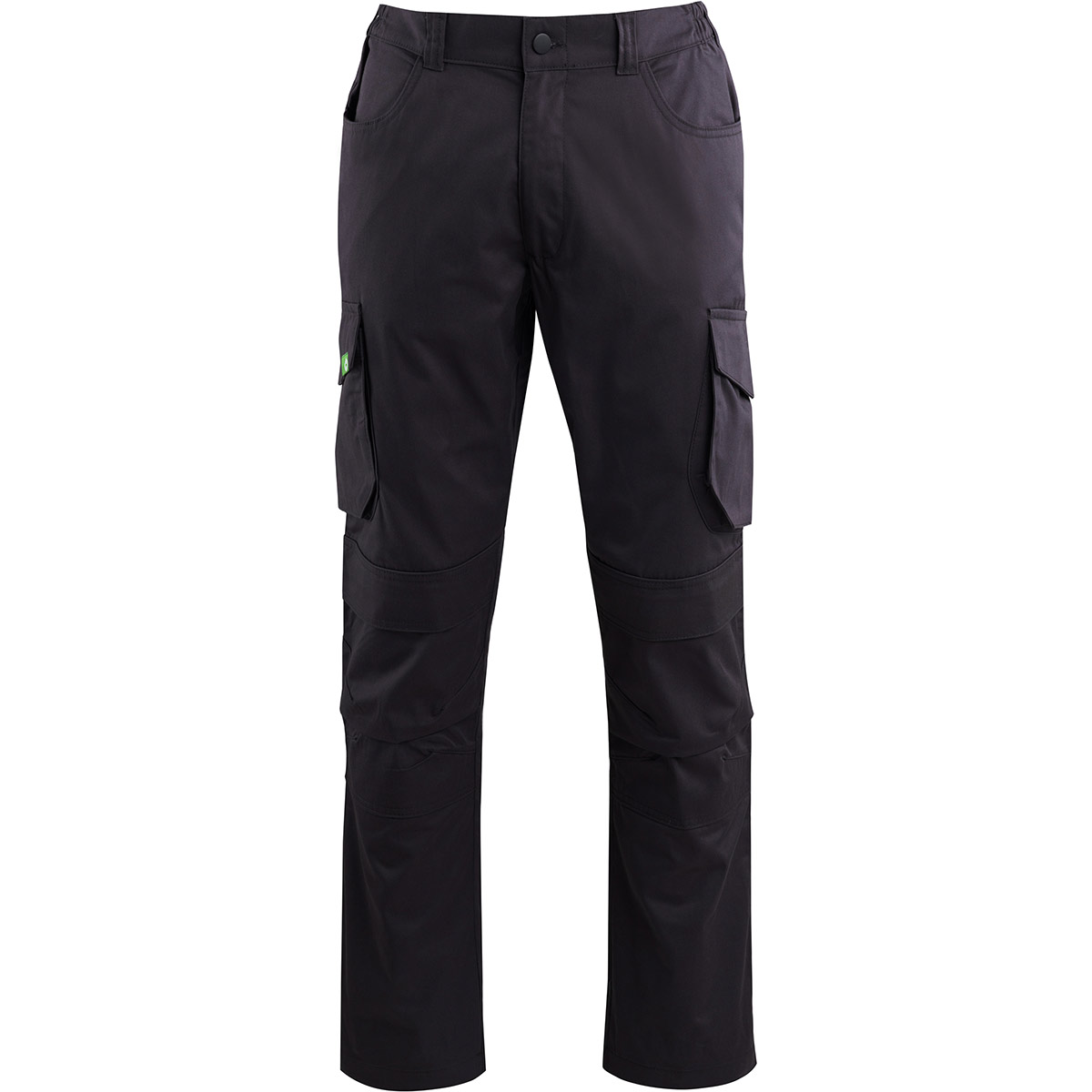 Arco Responsible Men’s Black Cargo Trousers with Kneepad Pockets Arco
