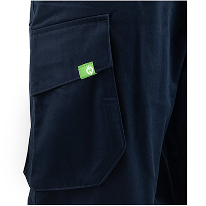 Arco Responsible Men’s Navy Cargo Trousers with Kneepad Pockets