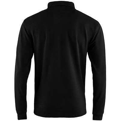 Arco Responsible Black Long-Sleeve Polo Shirt