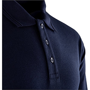 Arco Responsible Navy Long-Sleeve Polo Shirt