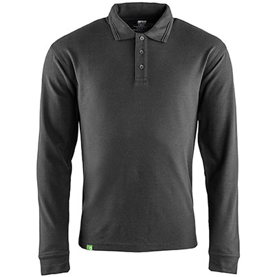 Arco Responsible Grey Long-Sleeve Polo Shirt