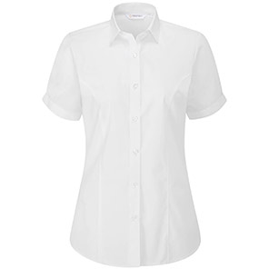 Disley Heritage Enya Women’s White Short-Sleeve Blouse 8