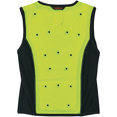 Ergodyne Chill-Its 6685 Lime Dry Evaporative Cooling Vest