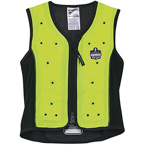 Ergodyne Chill-Its 6685 Lime Dry Evaporative Cooling Vest 4XL