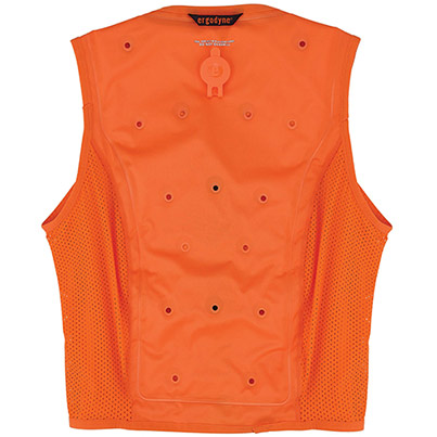 Ergodyne Chill-Its 6685 Orange Dry Evaporative Cooling Vest