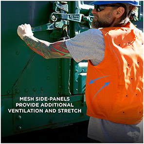 Ergodyne Chill-Its 6685 Orange Dry Evaporative Cooling Vest