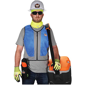 Ergodyne Chill-Its 6667 Blue Wet Evaporative Cooling Vest