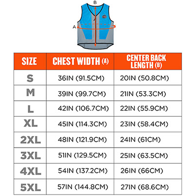 Ergodyne Chill-Its 6667 Blue Wet Evaporative Cooling Vest