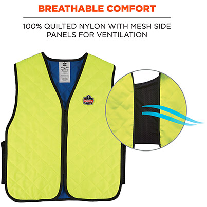 Ergodyne Chill-Its 6665 Lime Evaporative Cooling Vest
