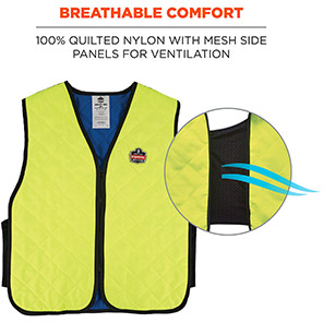 Ergodyne Chill-Its 6665 Lime Evaporative Cooling Vest
