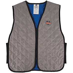 Ergodyne Chill-Its 6665 Grey Evaporative Cooling Vest 3XL