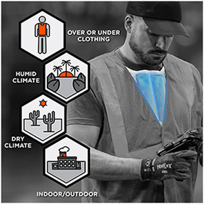 Ergodyne Chill-Its 6210 Blue Phase Change Cooling Vest
